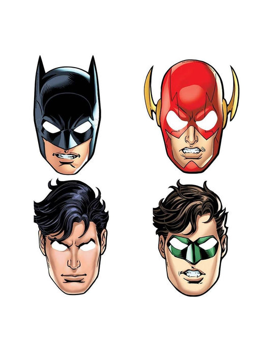 Pack de 8 antifaces superhéroes