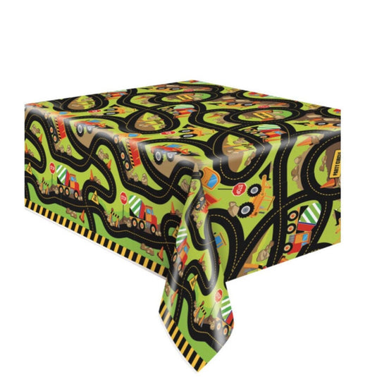 Mantel plástico construcción 137x213 cm