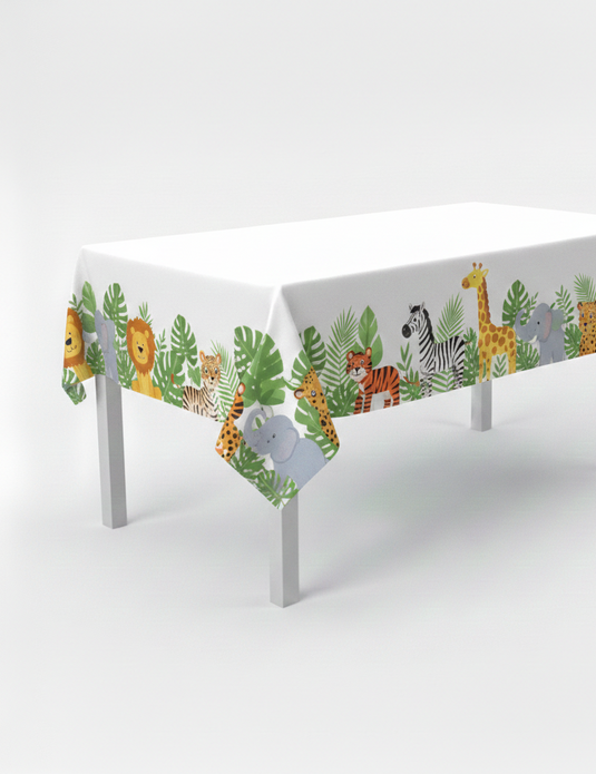 Mantel plástico selva 137x213 cm