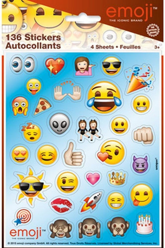 4 Emoji Sticker Sheets