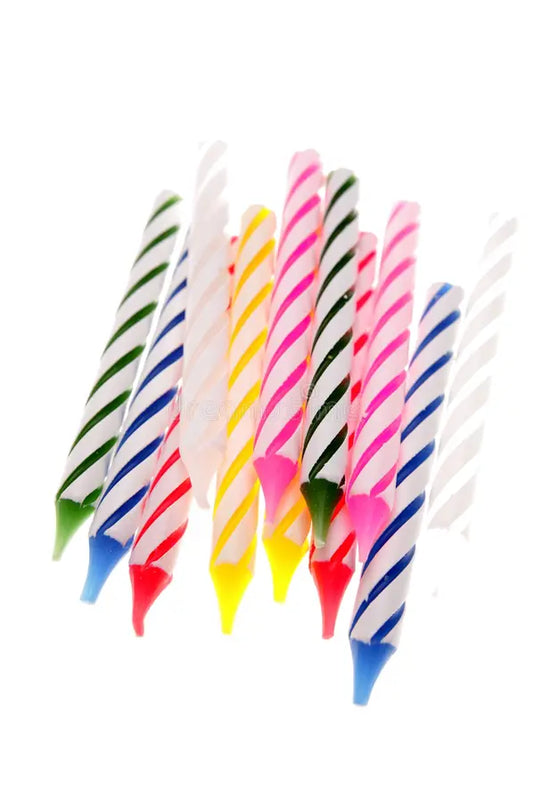 Pack de 12 velas con espiral