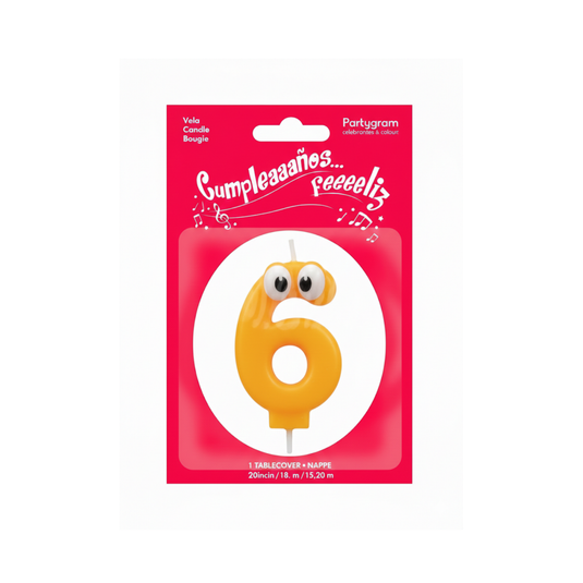 Vela Valentina número 6