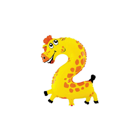 Globo metalizado animales selva infantil nº2