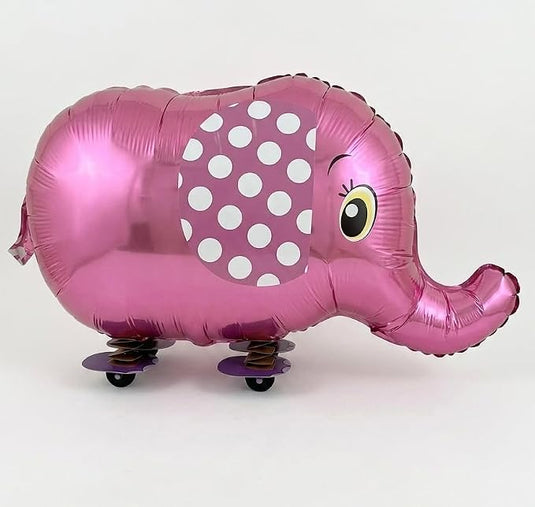 Globo Caminante Elefante Rosa - Airwalker Metalizado