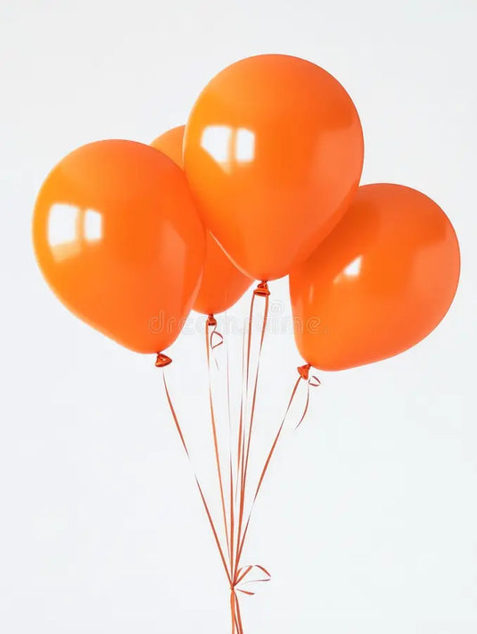 15 Globos de látex naranja 30,5 cm