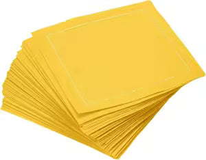 Pack de servilletas amarillas
