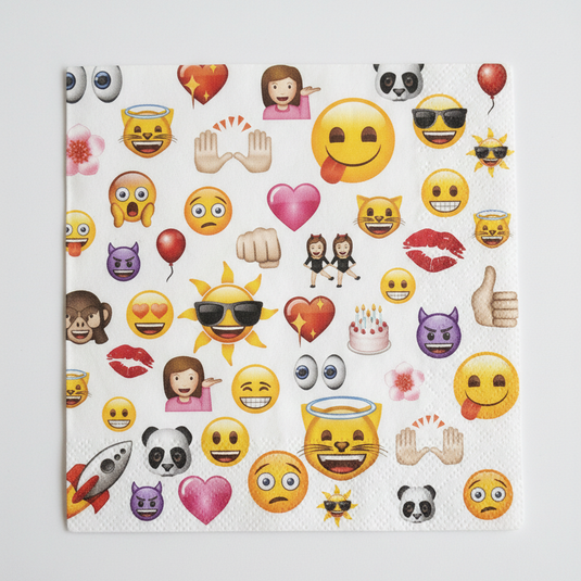 16 Servilletas 33x33 cm Emoji