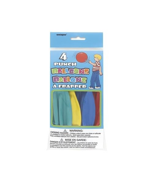 Pack de globos punch látex 12 uds