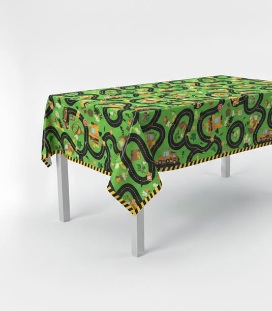 Mantel plástico construcción 137x213 cm