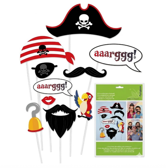 Kit para photocall Piratas 10 pzas