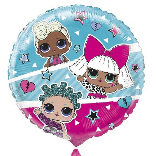 Globo metalizado LOL Sorpresa 46 cm