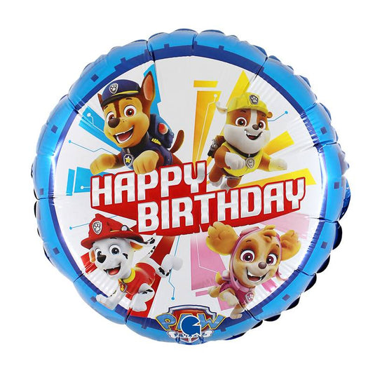 Globo metalizado Patrulla Canina 46 cm