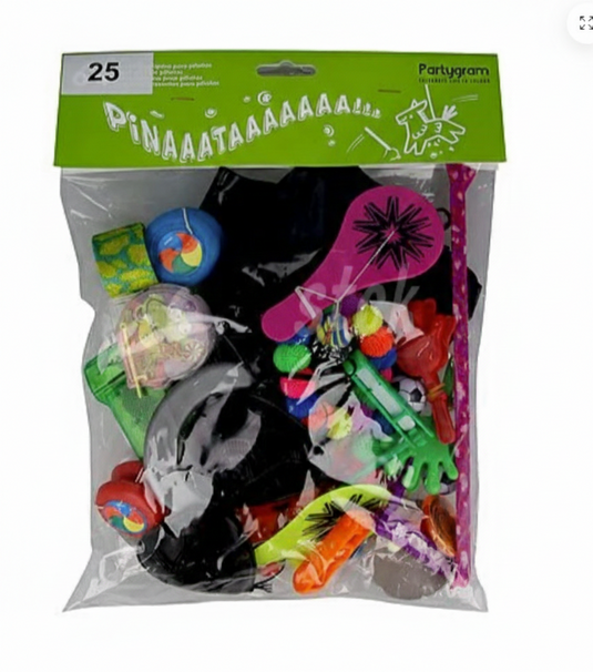 Relleno para piñata pack 25 pcs