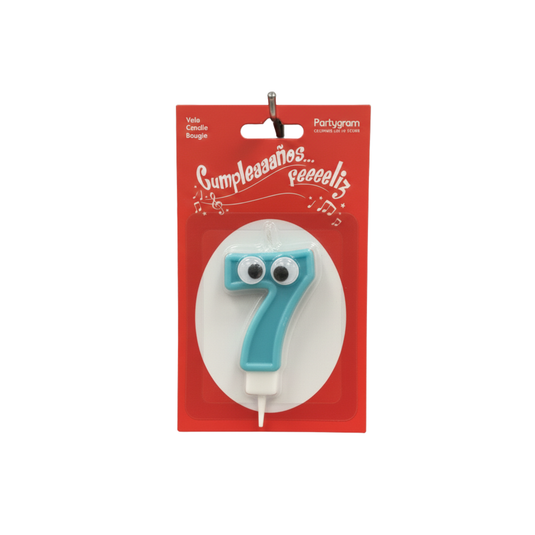 Vela Valentina número 7