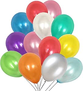 50 globos de látex surtidos premium