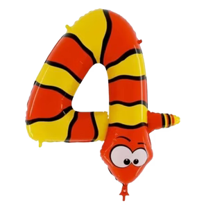 Globo metalizado animales selva infantil nº4