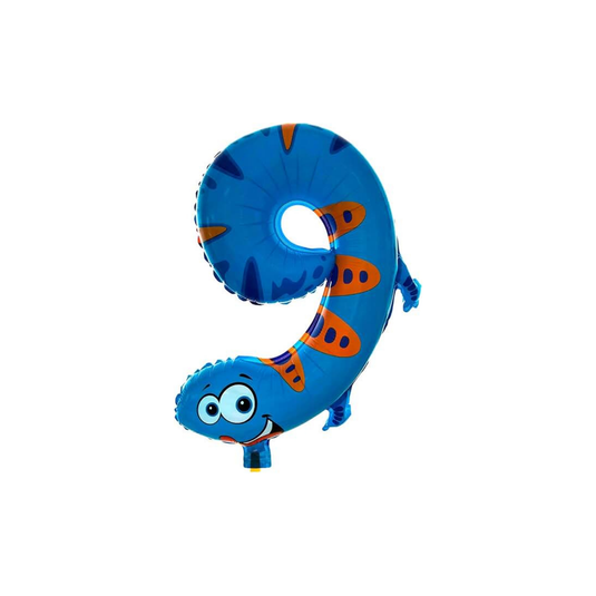 Globo metalizado animales selva infantil nº9