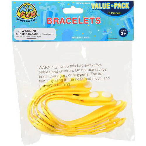 4 Emoji Stretchy Bracelets